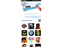 Tablet Screenshot of free-profile-pics.com